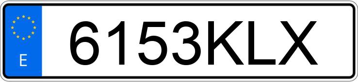 Numer rejestracyjny 6153KLX posiada FORD FIESTA