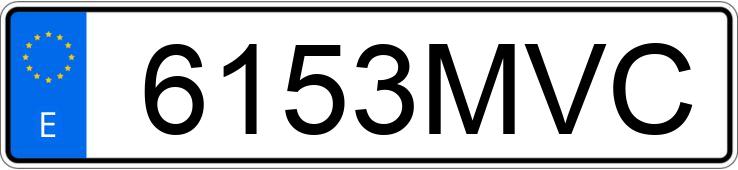 Numer rejestracyjny 6153MVC posiada MERCEDES V (638-639-447)