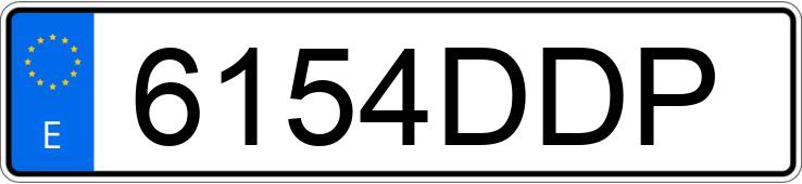 Numer rejestracyjny 6154DDP posiada AUDI A3