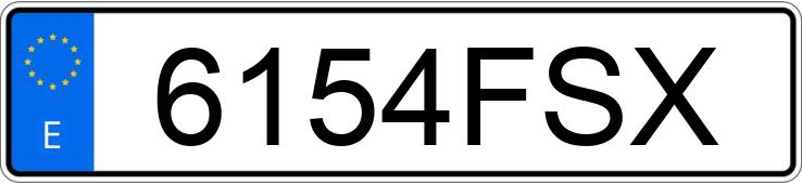 Numer rejestracyjny 6154FSX posiada MINI MINI Numer rejestracyjny 6154FSX posiada MINI MINI