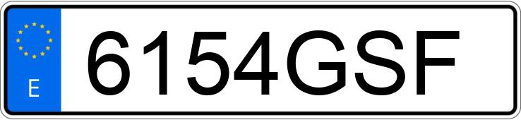 Numer rejestracyjny 6154GSF posiada TOYOTA AURIS