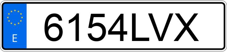 Numer rejestracyjny 6154LVX posiada SEAT LEON