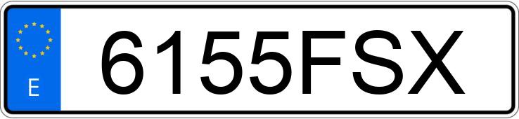 Numer rejestracyjny 6155FSX posiada WANGYE WY 125 T