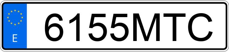 Numer rejestracyjny 6155MTC posiada JINLUN SL 800