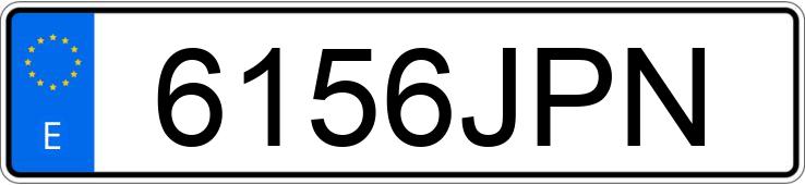 Numer rejestracyjny 6156JPN posiada LAND ROVER RANGE ROVER