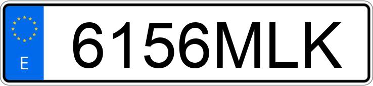 Numer rejestracyjny 6156MLK posiada MERCEDES GLC (253)