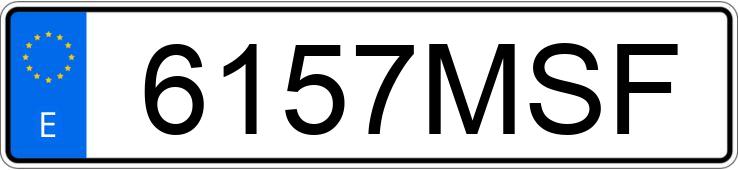 Il numero di registrazione 6157MSF ha OMODA 5