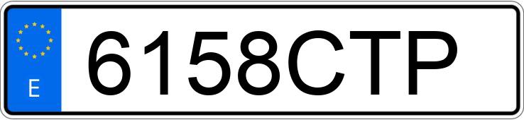 Numer rejestracyjny 6158CTP posiada VOLKSWAGEN TRANSPORTER Numer rejestracyjny 6158CTP posiada VOLKSWAGEN TRANSPORTER