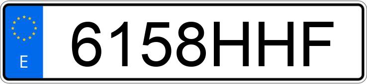 Numer rejestracyjny 6158HHF posiada CHEVROLET-GM CRUZE