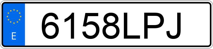 Numer rejestracyjny 6158LPJ posiada AUDI A6