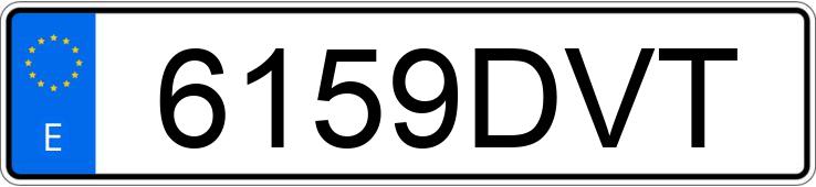 Numer rejestracyjny 6159DVT posiada RENAULT CLIO