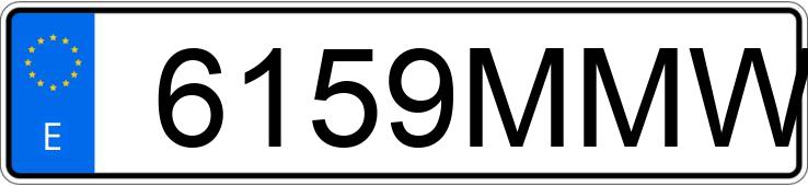 Numer rejestracyjny 6159MMW posiada HONDA ACCORD