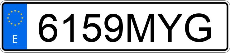 Numer rejestracyjny 6159MYG posiada FORD RANGER