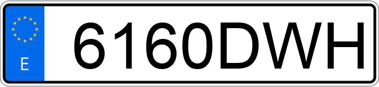 Numer rejestracyjny 6160DWH posiada NISSAN CABSTAR