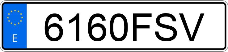 Numer rejestracyjny 6160FSV posiada SEAT ALTEA XL