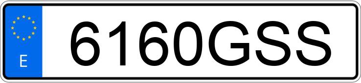 Numer rejestracyjny 6160GSS posiada VOLKSWAGEN GOLF Numer rejestracyjny 6160GSS posiada VOLKSWAGEN GOLF