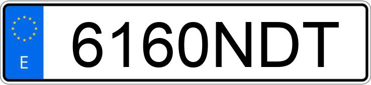 Numer rejestracyjny 6160NDT posiada CUPRA TERRAMAR