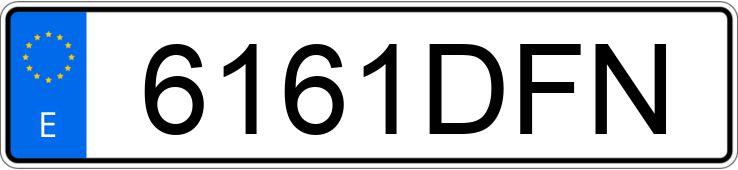 Numer rejestracyjny 6161DFN posiada AUDI A6 Numer rejestracyjny 6161DFN posiada AUDI A6