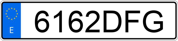 Numer rejestracyjny 6162DFG posiada AUDI A4