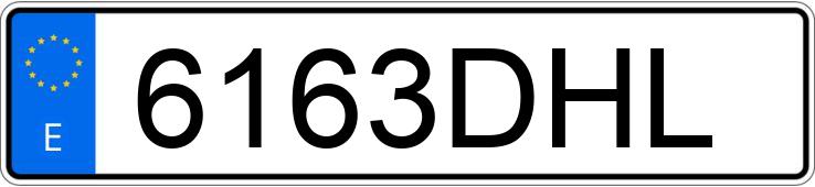 Numer rejestracyjny 6163DHL posiada JEEP CHEROKEE