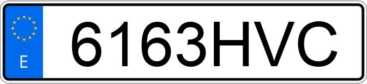 Registreringsnummeret 6163HVC har PEUGEOT PARTNER