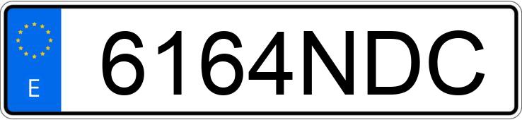 Numer rejestracyjny 6164NDC posiada BYD SEAL