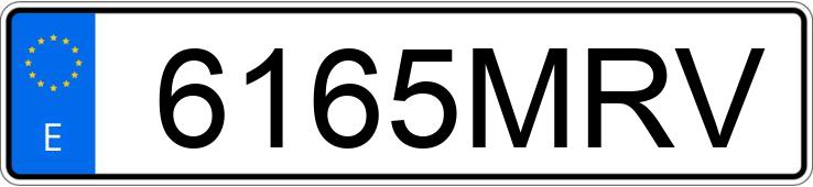 Numer rejestracyjny 6165MRV posiada CITROEN C3