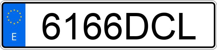 Numer rejestracyjny 6166DCL posiada HONDA S-WING 125