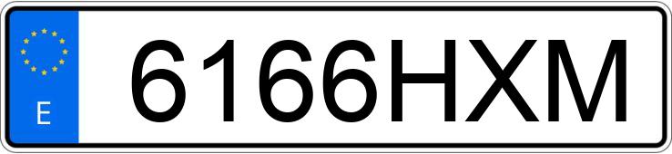 Numer rejestracyjny 6166HXM posiada SEAT LEON