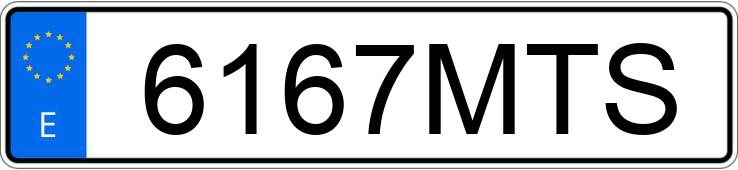 Numer rejestracyjny 6167MTS posiada BMW SERIE 4