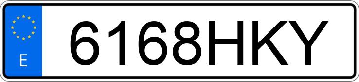 Numer rejestracyjny 6168HKY posiada SEAT LEON