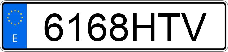 Numer rejestracyjny 6168HTV posiada PEUGEOT 508