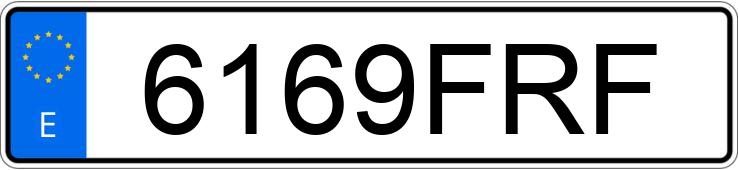 Numer rejestracyjny 6169FRF posiada KIA PICANTO