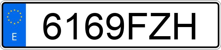 Numer rejestracyjny 6169FZH posiada FORD FOCUS Numer rejestracyjny 6169FZH posiada FORD FOCUS