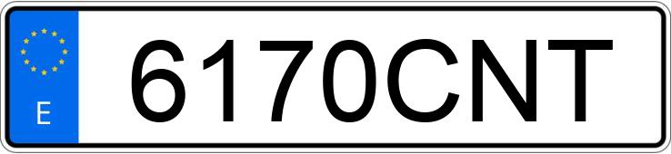 Numer rejestracyjny 6170CNT posiada RENAULT TWINGO