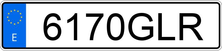 Numer rejestracyjny 6170GLR posiada BMW SERIE 5