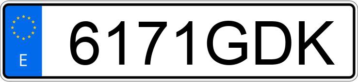 Numer rejestracyjny 6171GDK posiada ALFA ROMEO 159 2.4 JTD 210 SELECTIVE SW
