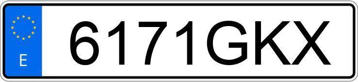 Numer rejestracyjny 6171GKX posiada OPEL ASTRA GTC