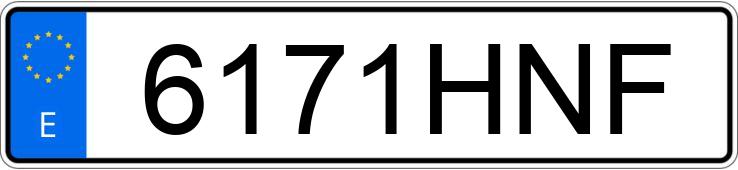 Numer rejestracyjny 6171HNF posiada PEUGEOT 208