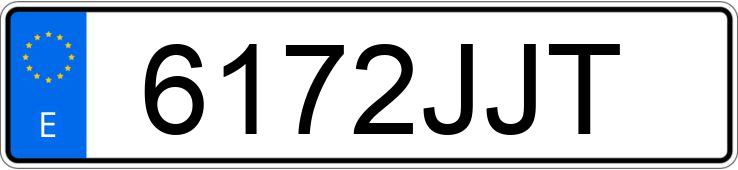 Numer rejestracyjny 6172JJT posiada CITROEN DS3