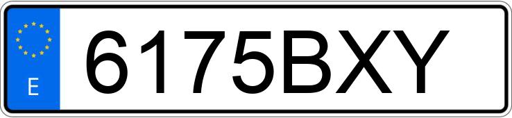 Numer rejestracyjny 6175BXY posiada TOYOTA YARIS Numer rejestracyjny 6175BXY posiada TOYOTA YARIS