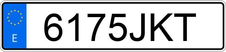 Numer rejestracyjny 6175JKT posiada NISSAN QASHQAI