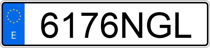 Numer rejestracyjny 6176NGL posiada BYD SEAL