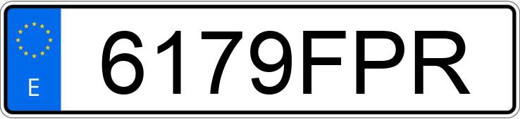 Реєстраційний номер 6179FPR має NISSAN MICRA