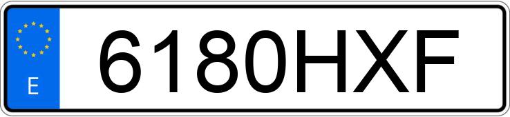 Numer rejestracyjny 6180HXF posiada PEUGEOT 308