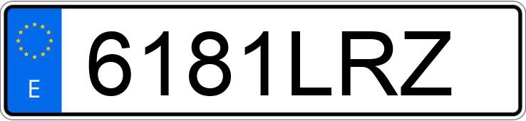 Numer rejestracyjny 6181LRZ posiada MAZDA MAZDA3