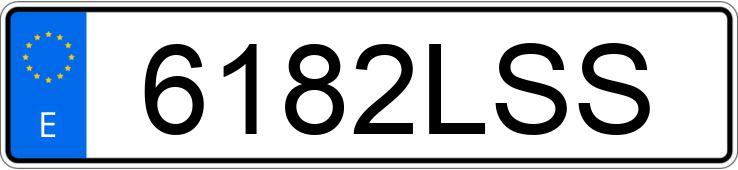 Numer rejestracyjny 6182LSS posiada BMW SERIE 2