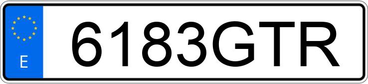 Numer rejestracyjny 6183GTR posiada FORD KUGA