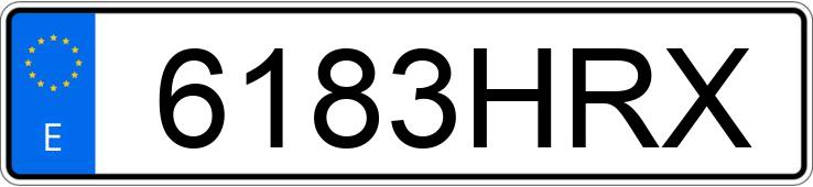 Numer rejestracyjny 6183HRX posiada SEAT ALTEA XL Numer rejestracyjny 6183HRX posiada SEAT ALTEA XL