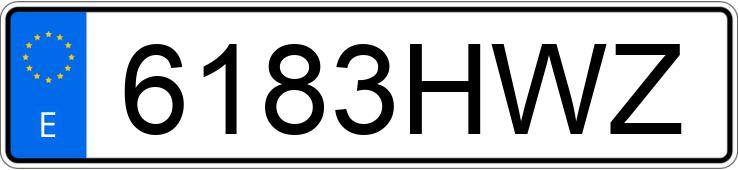 Numer rejestracyjny 6183HWZ posiada SEAT ALHAMBRA Numer rejestracyjny 6183HWZ posiada SEAT ALHAMBRA